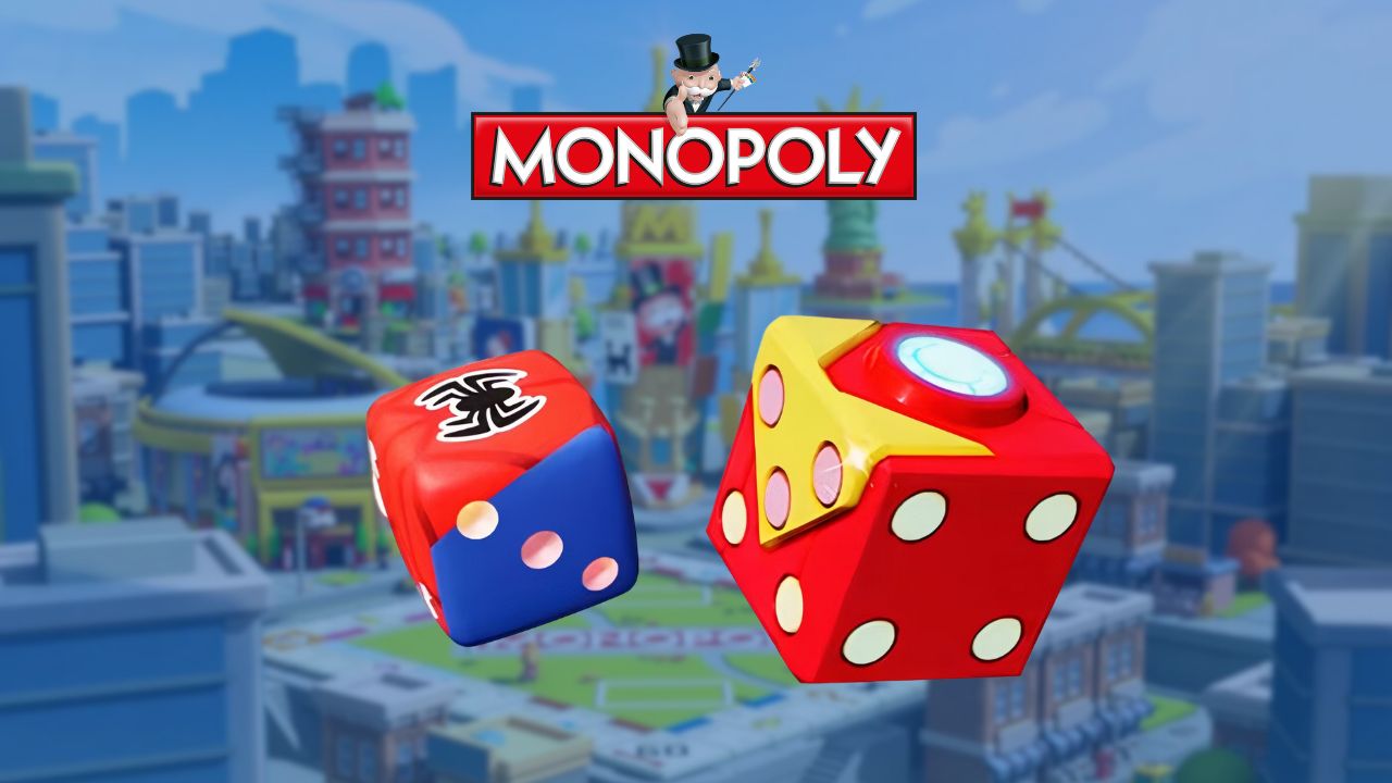 Spider-Man or Iron Man Signature Dice in Monopoly GO